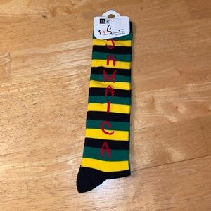 Robin Ruth - Jamaica Black green yellow Socks Size 36-42 new